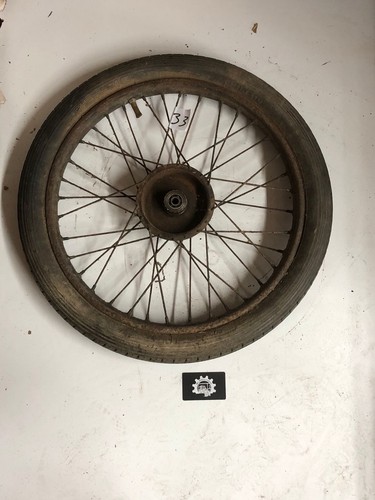 Oldtimer motorrad speichenrad - oldtimer,