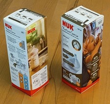 NUK Nature Sense Babyflasche, 150 ml inkl. Schnuller, (2er Set), 0-6 Monate