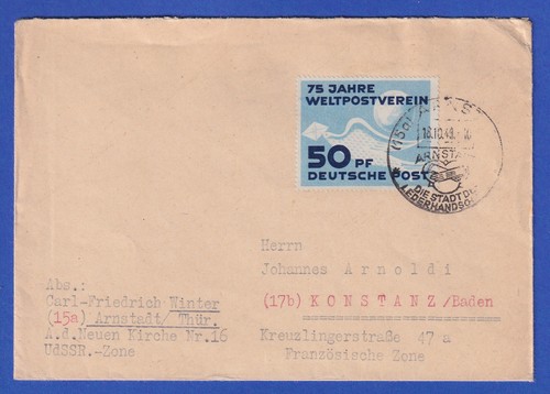 Ddr 1949 weltpostverein - ddr,