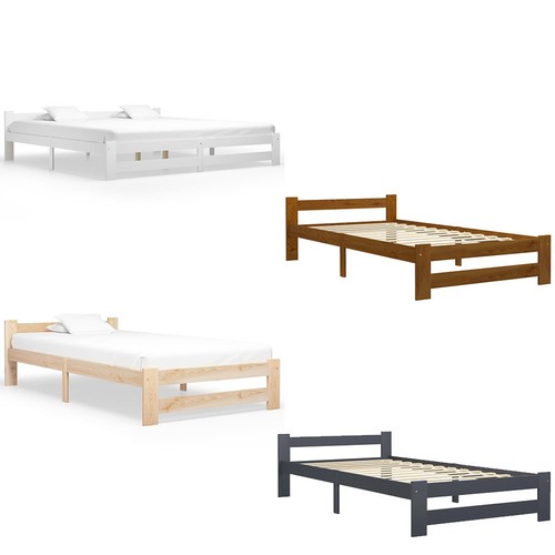 Bett holzbett mit - mit, lattenrost