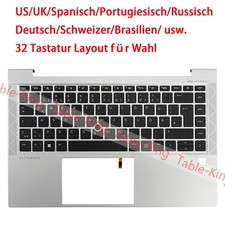 US DE ES Handballenauflage Backlit Tastatur für HP EliteBook 840 G7 G8/845 G7 G8