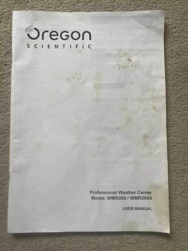 Oregon scientific wmr200 - scientific,