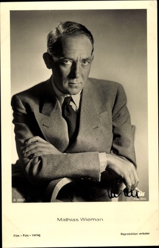 Schauspieler mathias - ak,