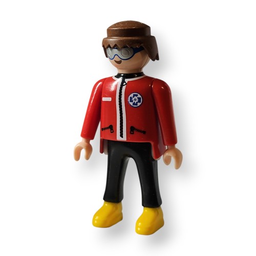 Playmobil figur skifahrer mann - figur,