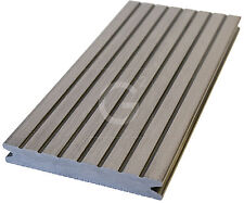 WPC Terrassendielen 22x143mm fein/grob - Farbton: HELLGRAU massiv - Kombiprofil