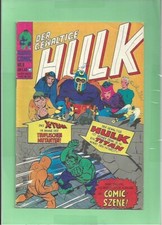 Williams Verlag - Marvel Comic -  Hulk Nr. 9 von 1974 - Cover beschriftet