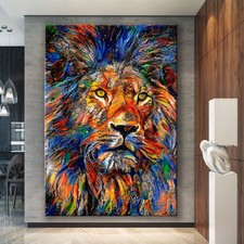 Löwe LEINWAND BILD ABSTRAKT