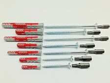 ✅ Fischer DuoPower DÜBEL +Torx SCHRAUBEN 5mm 6mm 8mm 10mm KURZ und LANG + BIT✅✅✅