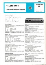 Service Manual-Anleitung für Telefunken Opus Studio 201 