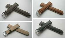 ECHTLEDERUHRBAND FÜR FLIEGERUHR Kompatibel mit ZENO Farbenwahl 18 mm 20 mm 22 mm