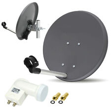 HDTV HD Digitale Sat Anlage 40cm Schüssel TWIN LNB Spiegel Camping Mobil Mini d