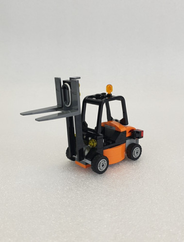 Lego gabelstapler orange aus - gabelstapler,