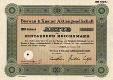 Boswau & Knauer 1940 Berlin WALTER Thosti BAU DYWIDAG Augsburg Düsseldorf 1000 M