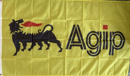 Fahne agip tankstelle - agip, diesel