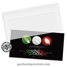 Gutscheinkarten "DINlang" mit