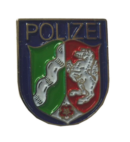 Pin polizeiwappen nrw - pin, blau