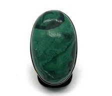 925/- Silberring, Malachit