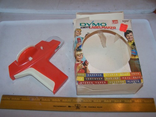 1971 dymo label maker works - dymo,