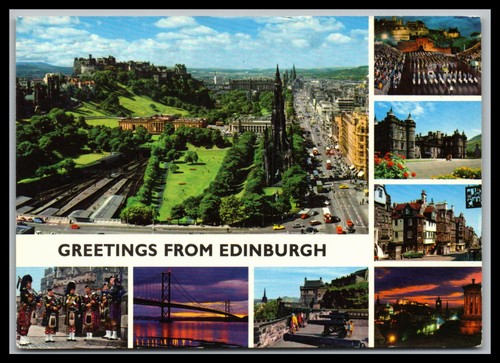 Ansichtskarte edinburgh - edinburgh,