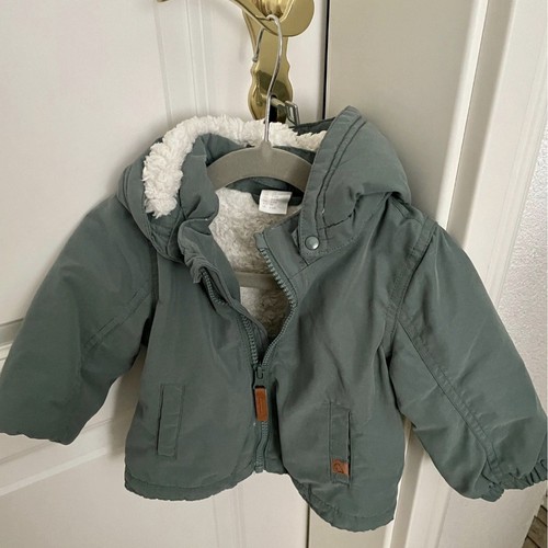 Baby kapuzenjacke grün - h&m,