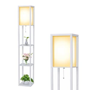 Stehlampe regal wohnzimmer led - regal,