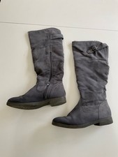 Damen stiefel grau - gr.38, mit