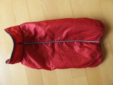 wie NEU!! WOLTERS CAT& DOGS Mantel für Katzen und kleine Hunde gefüttert rot