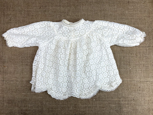 Vintage baby puppe weiss - baby,