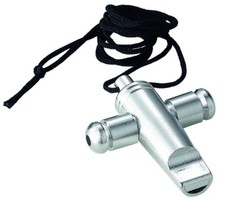 MEINL SW-1 Samba Whistle Samba Pfeife, aluminium