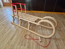 Holzschlitten, Rodel mit