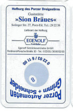 Skatspiel/Brauerei "SION