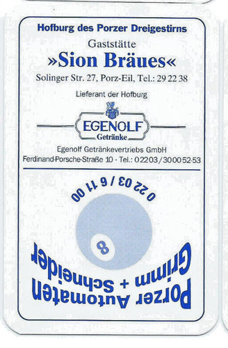 Skatspiel brauerei sion - skatspiel/brauerei, "sion