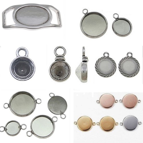 Edelstahl cabochon fassung - cabochon,