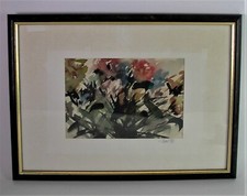 expressives Aquarell - BLUMEN