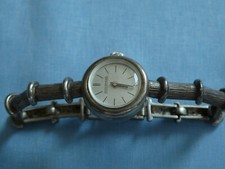 56-835er Silber Damen Armbanduhr Bandlänge 17 cm Breit 8 mm Gewicht 26 Gramm
