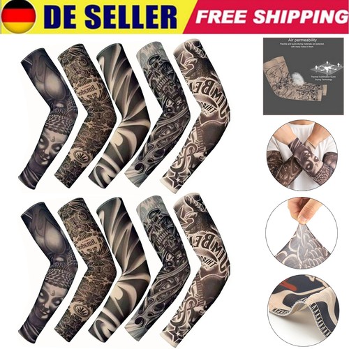 10stk tattoo armlinge - tattoo,