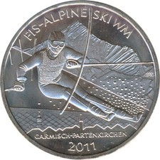 BRD 10 Euro 2010 Alpine Ski WM