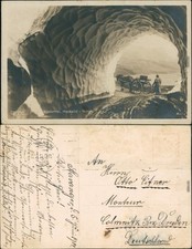 Stavanger Snetunnel Haukelid/Gletschertunnel - Pferdegespann 1914