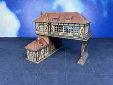 Faller Spur N 222159 Reiterstellwerk Brückenstellwerk Patiniert Gealtert Gebäude