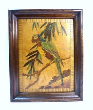 Holzbild Bild mit Intarsien