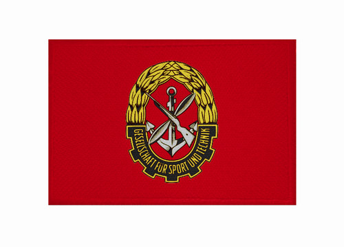Aufnäher ddr gst fahne - aufnäher,