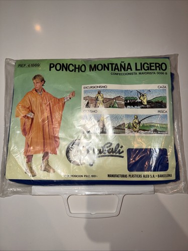80er jahre regenponcho - jahre,