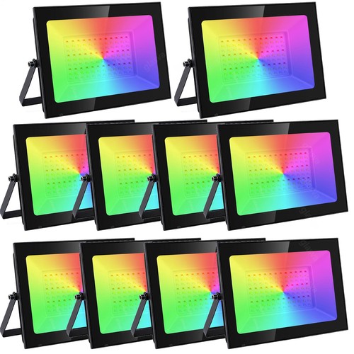 10x 100w rgb led - led, fluter