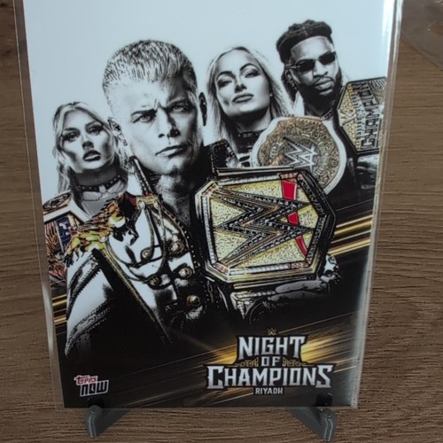 Topps now wwe night - topps, of