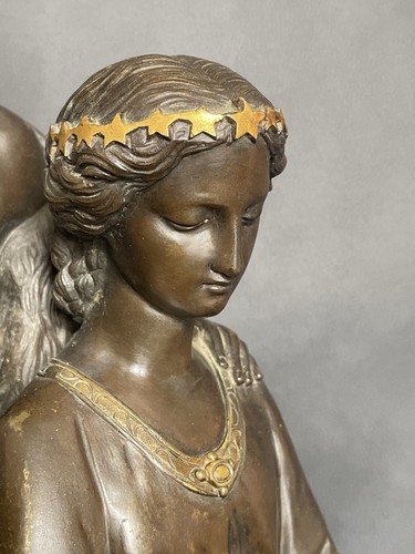 Antike pendule bronze - pendule,