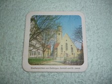 Bierdeckel:.  Oettinger - Schloß und St. Jakob  (1 Stück)