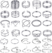 31 Stück Ringe Set für Damen