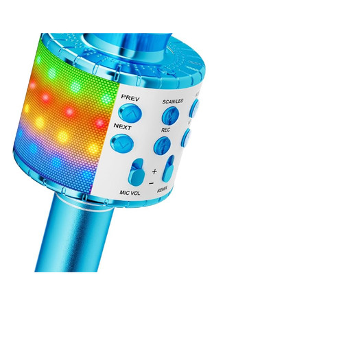 Karaoke mikrofon bluetooth - mikrofon, led