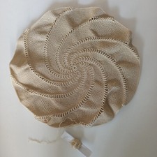 Tischdeckchen gehäkelt kleine Decke Ø ca. 24 cm nicht fertig gestellt