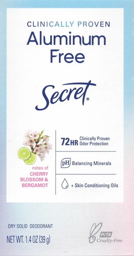 Secret aluminiumfreies deo - aluminiumfreies,